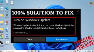 Turn on windows update error  Windows update is disabled windows store [upl. by Tersina60]