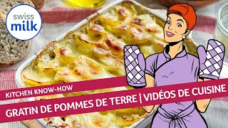 Comment faire un gratin dauphinois  Vidéo de cuisine  Swissmilk 2013 [upl. by Idona]