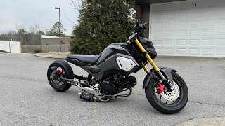 MY NEW BAGGED HONDA GROM [upl. by Tareyn]