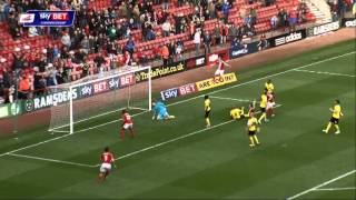 Middlesbrough 11 Watford  Sky Bet Championship Season 201415 [upl. by Seluj]