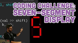 Coding Challenge 117 SevenSegment Display [upl. by Llednahc]