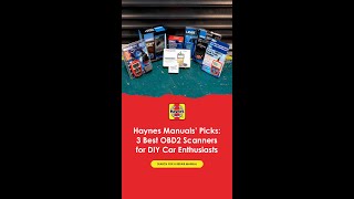 Haynes Manuals Picks 3 Best OBD2 Scanners For DIY Car Enthusiasts [upl. by Ariel]