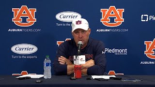 Auburn coach Hugh Freeze after Auburn beats New Mexico 4519 [upl. by Leinod]