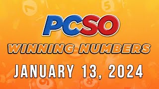 P662M Jackpot Grand Lotto 655 2D 3D 6D and Lotto 642  January 13 2024 [upl. by Nerok]