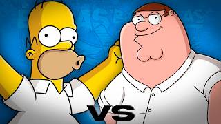 Homer Simpson vs Peter Griffin Épicas Batallas de Rap del Frikismo  Keyblade ft Zarcort [upl. by Wesla699]