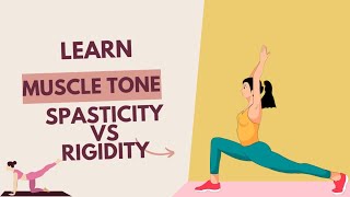 Muscle Tone concept spasticity and rigidity difference physiotherapy [upl. by Valencia]