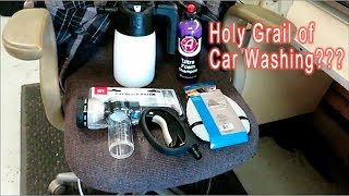 Adams IK Foam Sprayer with Ultra Foam Soap and Harbor Freight Car Wash Nozzle [upl. by Pincince]