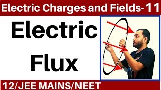 Electric Charges and Fields 11  Gauss Law Part 1  Electric Flux and Area Vector JEE MAINSNEET II [upl. by Tioneb502]