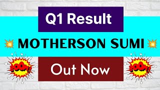 Motherson sumi q1 results 2024  Motherson sumi q1 results Motherson sumi latest news  Samvardhana [upl. by Gessner]