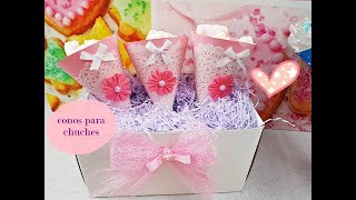 conos para chuches cones for parties [upl. by Ahseim401]