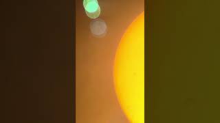 The sun with iPhone 13 3X camera through Meade ETX 125 Me11owDome [upl. by Ennovi755]