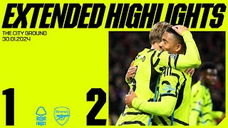 EXTENDED HIGHLIGHTS  Nottingham Forest vs Arsenal 12  Premier League [upl. by Emmalynn]