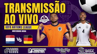 Holanda x Alemanha  Uefa Liga das Nações  Ao Vivo Narração [upl. by Irol]