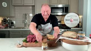 Happy to Meat You 45lb Cured Corned Beef Sandwich Kit on QVC [upl. by Anoif]