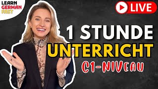 Grammatik amp Wortschatz auf dem C1Niveau 🇩🇪 Learn German Fast [upl. by Aniroz940]