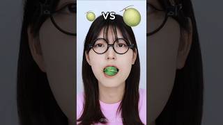 Big Fruit Vs Small Fruit Eating Challenge 🤣shortstrending humanitychallengeytshortfoodchallenge [upl. by Halbert]