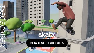 skate Insider Playtest Highlights December 2023  skate [upl. by Enal649]