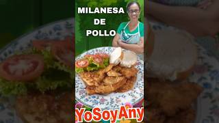 Milanesa de Pollo shorst cocina [upl. by Kramlich846]