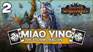 UNDER ATTACK BY OGRES Total War Warhammer 3  Miao Ying  Grand Cathay Campaign 2 [upl. by Panthia]