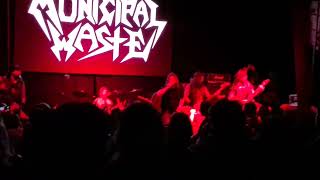 Municipal Waste  Born To Party Live in Adelaide Australia [upl. by Aneleve]