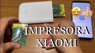 IMPRESORA XIAOMI mi portable printer ESPAÑOL [upl. by Anhpad]