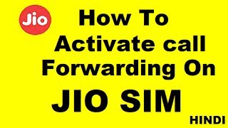 How to activate call forwarding on Jio SIM To Other Network SIM [upl. by Mairhpe518]