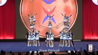 2019 ICU World Cheerleading Championships Team Finland Senior All Girl Premier [upl. by Bohner]