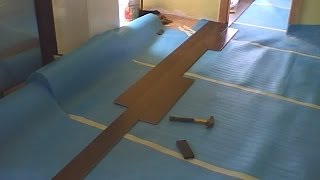 How to install laminate flooring without room transitions [upl. by Hsara923]