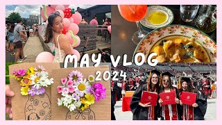 MAY VLOG  graduation strawberry fest smiskis… [upl. by Eislel829]