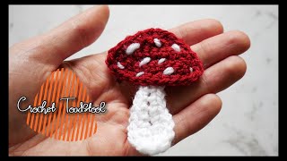 Autumn Crochet Toadstool Tutorial 🍄 [upl. by Joselow69]