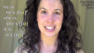 How to Pronounce Contractions American English Pronunciation [upl. by Cykana]