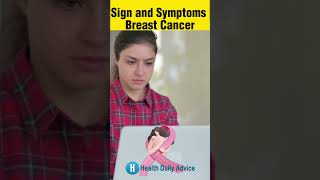 Signs and Symptoms of Breast Cancer [upl. by Godliman]