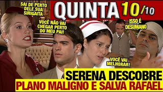 RESUMO ALMA GÊMEA 1010  SERENA consegue SALVAR RAFAEL e CRISTINA tem PIOR CASTIGO DE TODOS [upl. by Anya]