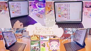 Unboxing New Accessories for iPad Pro 129quot 💕Cute Digital Journal  Floating Keyboard🌙 Ft eiP [upl. by Jestude]