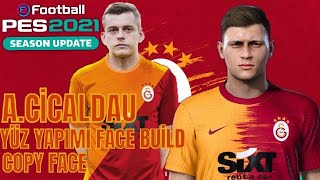 PES 2021 ACİCALDAU YÜZ YAPIMI FACE BUİLD COPY FACE [upl. by Eneiluj]