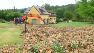 Intempéries en Sarthe  plus de 100 maisons inondées [upl. by Ettenil]