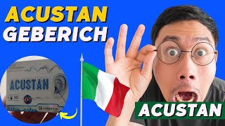 Acustan Geberich 🇮🇹 [upl. by Llertrac]