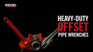 RIDGID HeavyDuty Offset Pipe Wrenches [upl. by Liane]