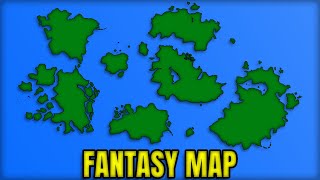 Creating A FANTASY Map [upl. by Ylrevaw]