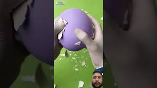 Balloons squeezed with hand satisfyingsqueezing oddlysatisfying squeeze balloon shorts [upl. by Aiyt]