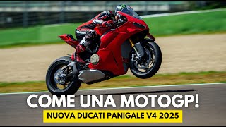 Nuova Ducati Panigale V4 2025 tutto quello che cè da sapere [upl. by Yebloc888]