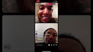 Ebk Juvie And Ybn Nahmir Goes At It On Live [upl. by Arihs]