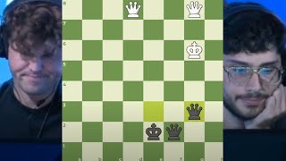 MAGNUS CARLSEN DEFEATS ALIREZA FIROUZJA WITH FOUR QUEENS ON THE BOARD [upl. by Day]