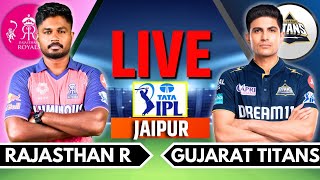 IPL 2024 Live RR vs GT Live Match  IPL Live Score amp Commentary  Rajasthan vs Gujarat Live Match [upl. by Adlog]