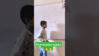 punctuation marks 🔥🔥  govt school students 🥰 shorts ytshorts primaryschool [upl. by Eeliak]