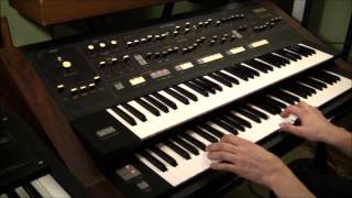 1980 YAMAHA SK50D ANALOG STRING POLY SOLO AND COMBO SYNTHESIZER by Distance Research [upl. by Neirda]