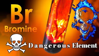 Bromine Dangerous 💀☠️ Element  বিপদজনক তরল অধাতু  Bromine in Bengali [upl. by Nnarefinnej750]