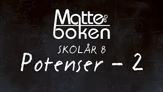 Potenser lektion 2  Skolår 8 [upl. by Eural]