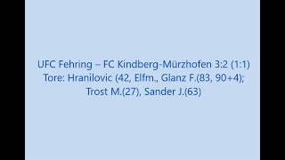 UFC Fehring – FC KindbergMürzhofen 32 11 [upl. by Nonnaer]