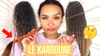 JE TESTE LE KARDOUNE  Lisser ses cheveux sans chaleur [upl. by Qahsi]